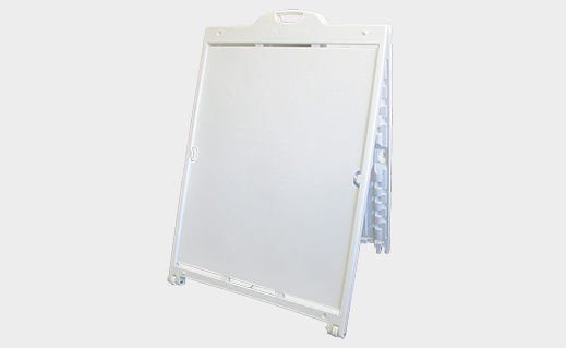 Billboard White Front