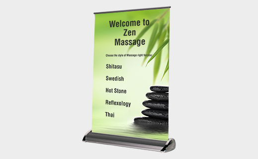 Mini Silverwing Retract, 16.5x11.7 1 Sided Design