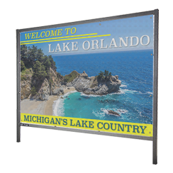 4' x 6' Outdoor Banner Frame